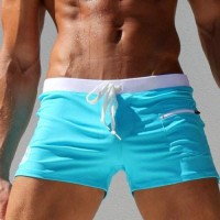 Maillot de bain Homme Short Plage sexy fashion Bleu turquoise